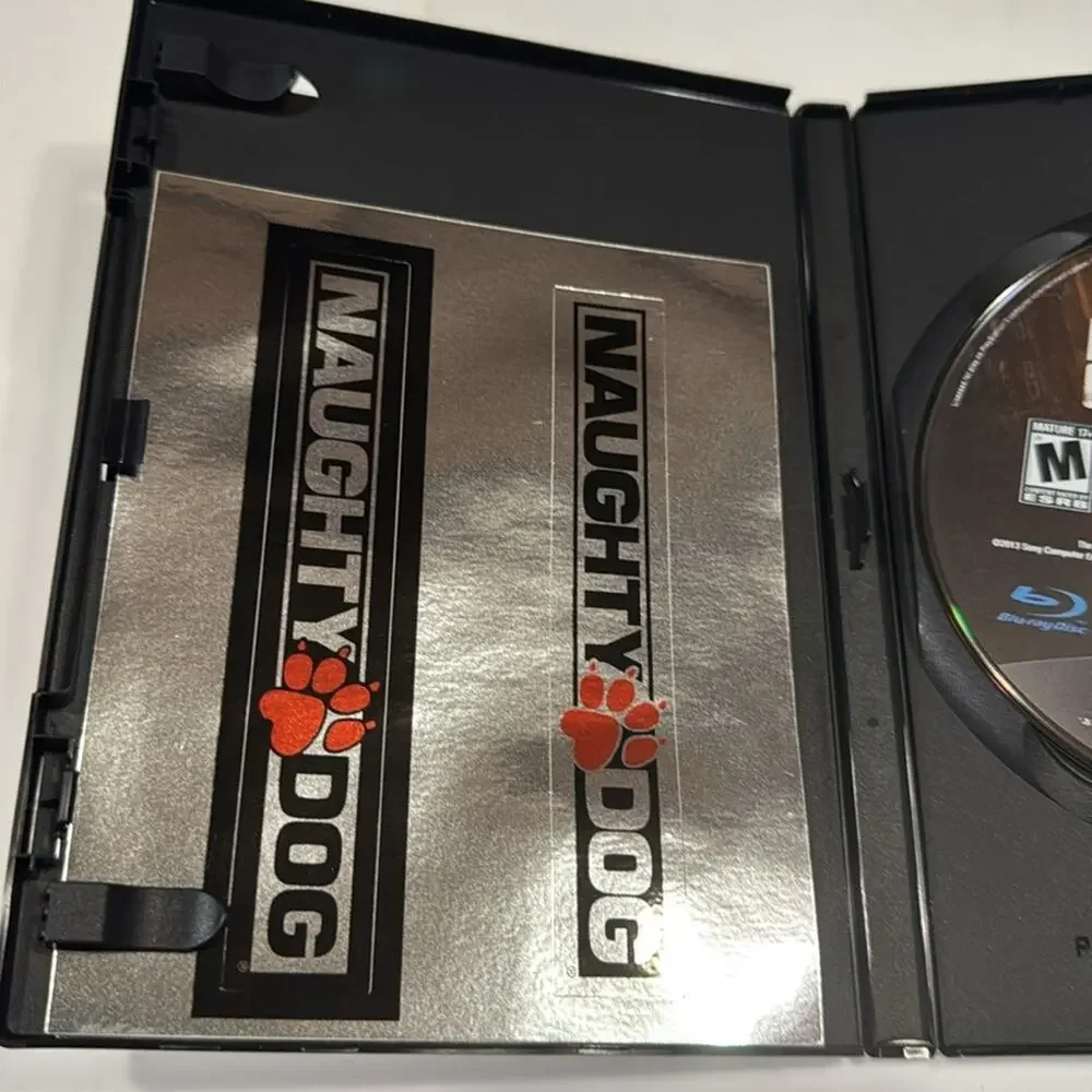 The Last of Us with Naughty Dog Stickers PS3 Sony PlayStation No Manual/Insert